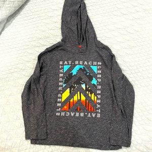 Old navy boys hooded long sleeve t-shirt size S 6/7